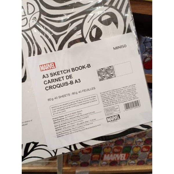 

Miniso - Spiderman Sketchbook A3