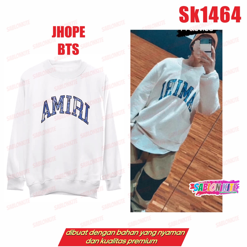 MURAH!!! SWEATER HOODIE KPOP JHOPE AMIR SK1464 UNISEX