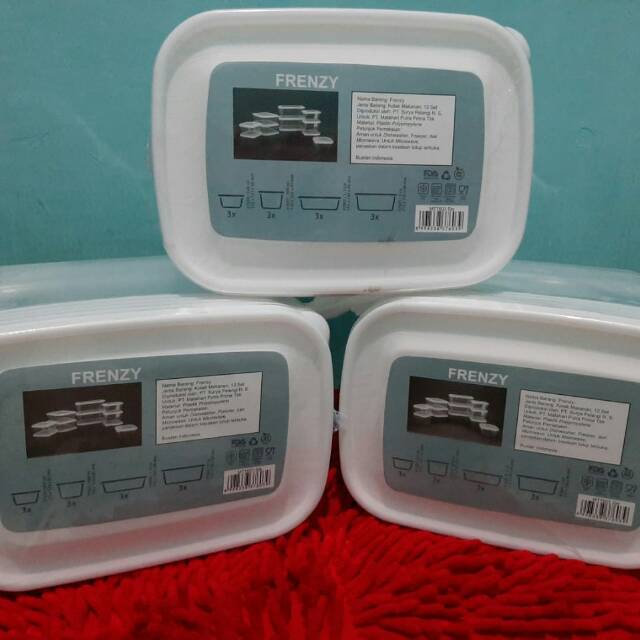 Toko Grosir Frenzy Kotak Makanan 12set Original 1gkOjANcjdgY06m
