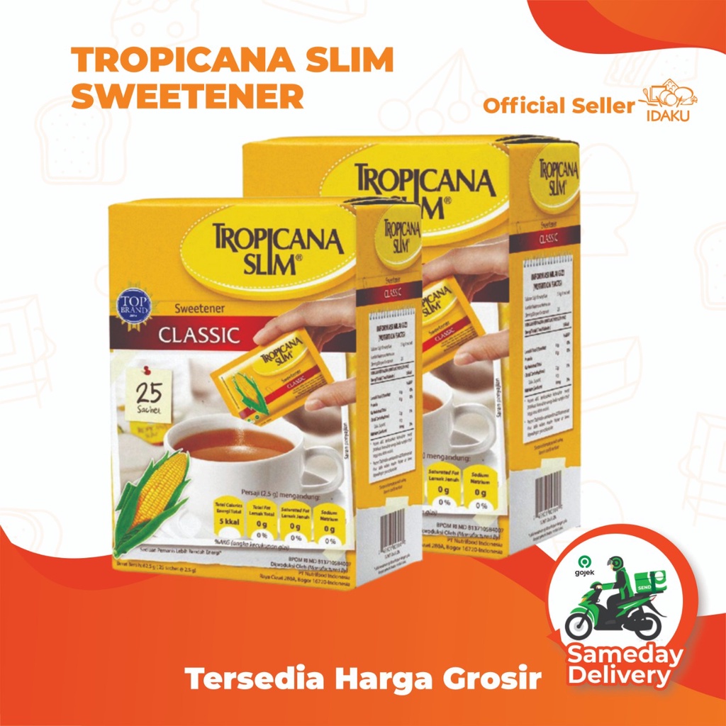 

TROPICANA SLIM SWEETENER CLASSIC STICK (100)