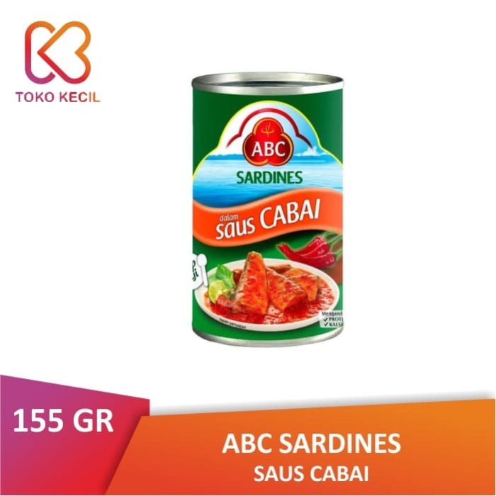 

5ds45ss Tin Abc Sardines Saus Cabai 155 Gr Xa20X1