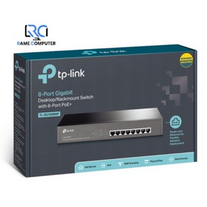 TP-Link TL-SG1008MP Gigabit Desktop/Rackmount Switch with 8-Port PoE+