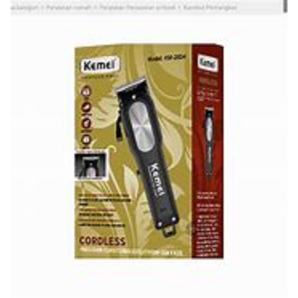 Hair Clipper KEMEI KM-2604 Mesin / Alat Cukur Rambut Rechargeable Kemei