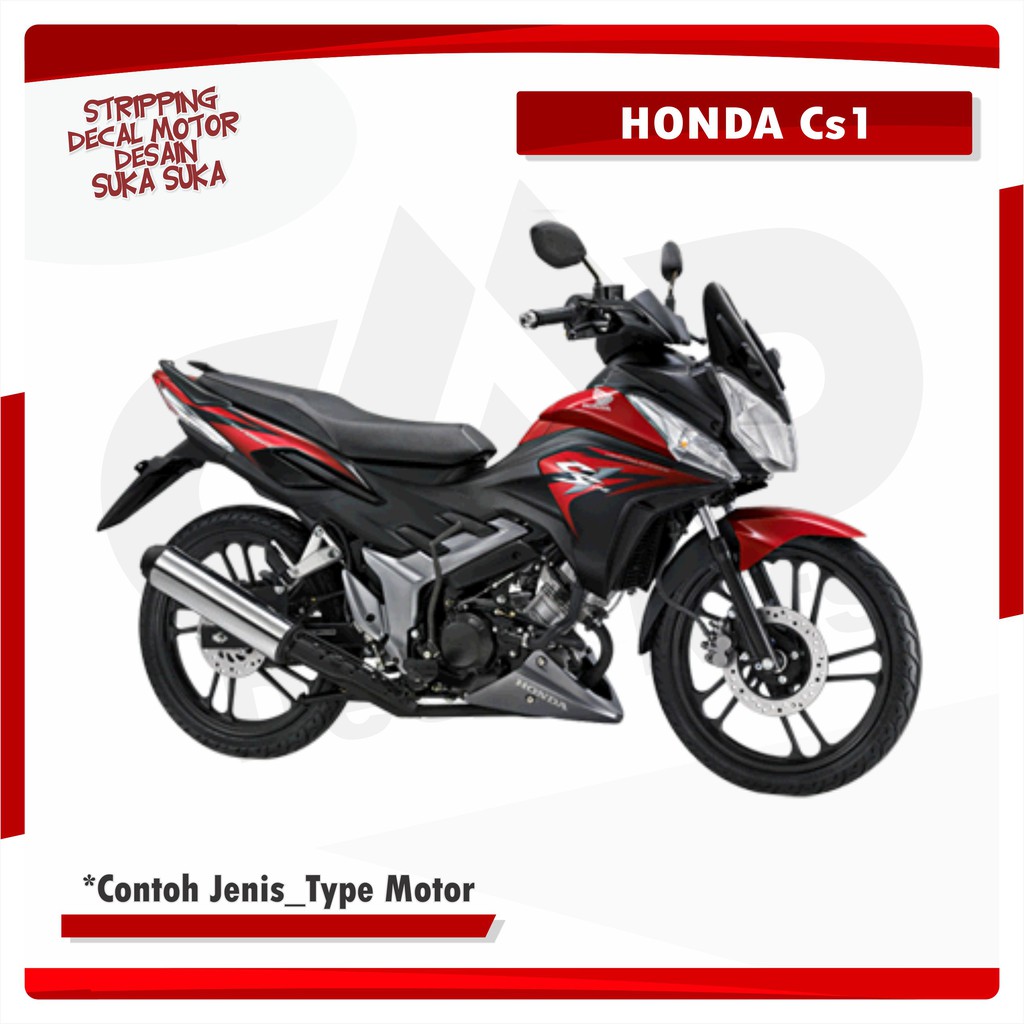 New Design Sticker Variasi Sticker Motor Stiker Cs1 Decal Stiker Honda Cs1 Full Body Design 1 Shopee Indonesia