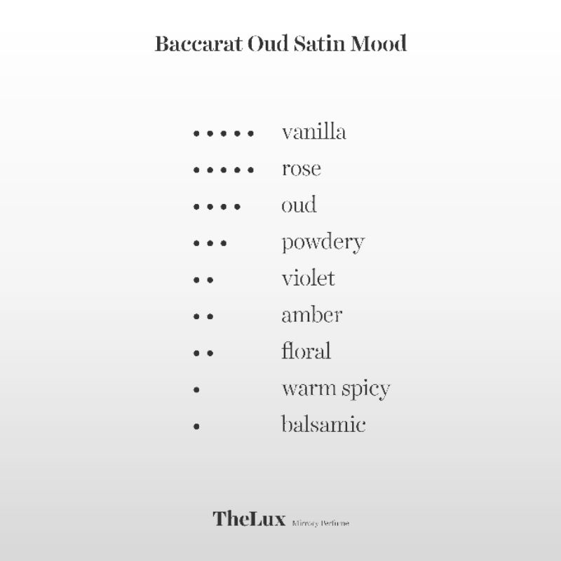 Baccarat Oud Satin Mood