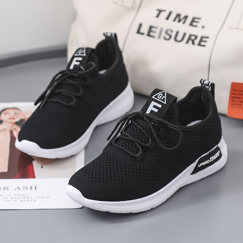 Sepatu Sneakers Wanita Import - Sneaker Super Bounce Runing Shoes - Sepatu Wanita Kasual Lari