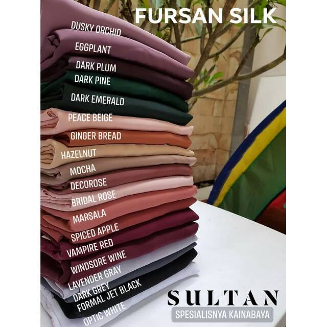 Jual Kain FURSAN SILK sultan (kualitas diatas fursan reguler, dengan