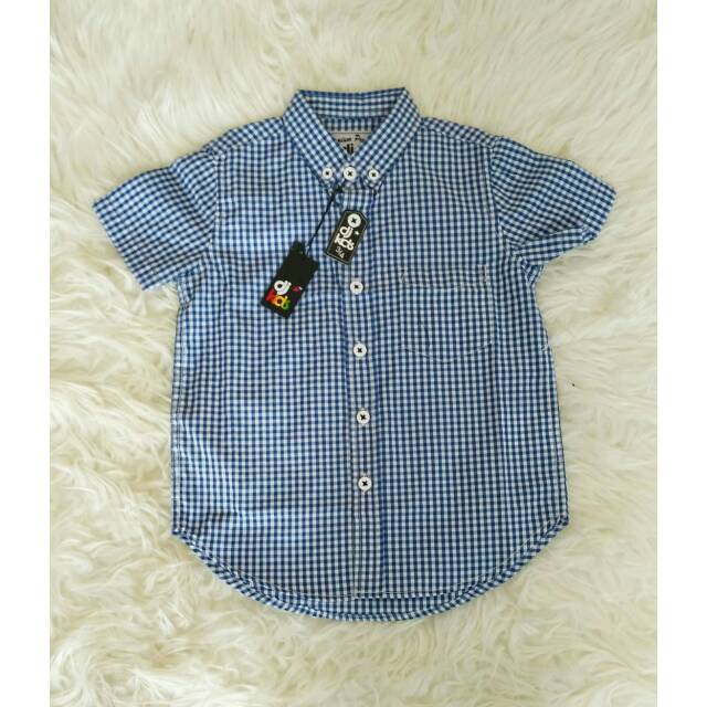 Kemeja anak DJ kids (navy)