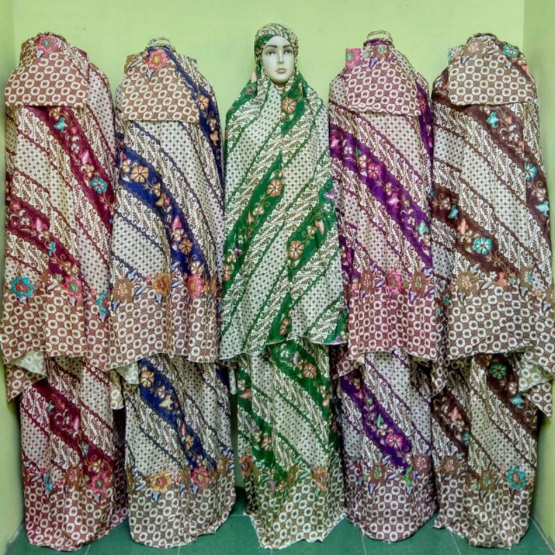 Mukena bali / mukena rayon motif batik