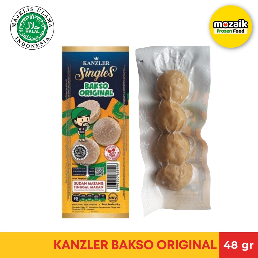 

Kanzler Bakso Singles Original 48 gr Frozen Mart Frozen Food Palembang