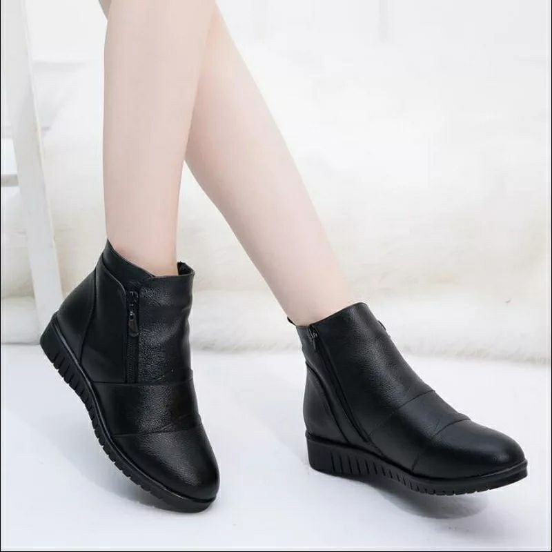 Sepatu Boots Kerja Wanita Alina Ankleboots wanita Boots Korea Etnikshoes