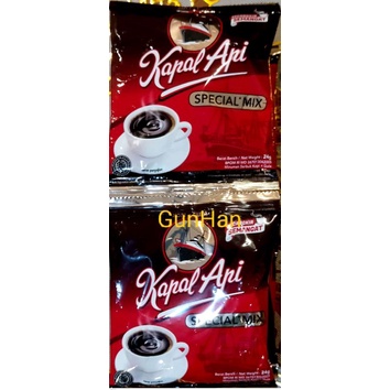 

Kapal Api Special Mix + Gula (10x24gr) (1 Renceng)