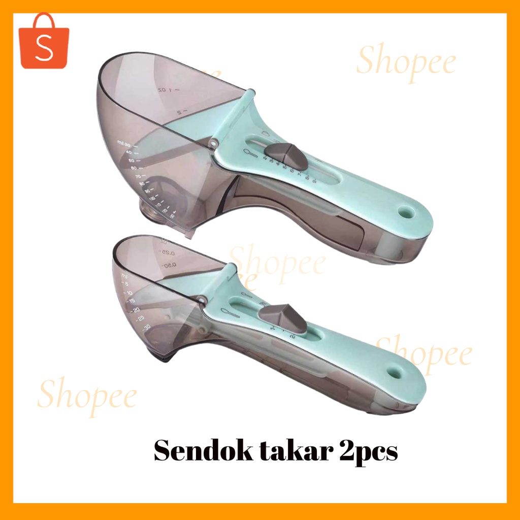 Sendok takar Adjustable sendok ukur 2pcs