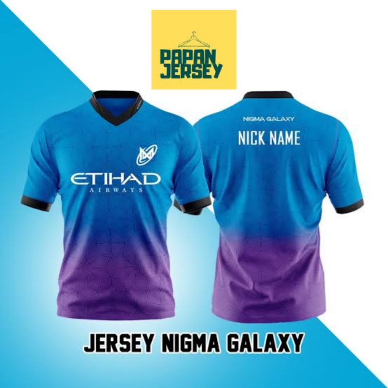 JERSEY GAMING NIGMA GALAXY DOTA 2 2022 GRATIS NICK NAME. KAOS JERSEY