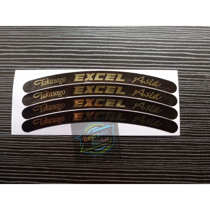 STICKER VELG STIKER TAKASAGO EXCEL ASIA PRINTCUTT