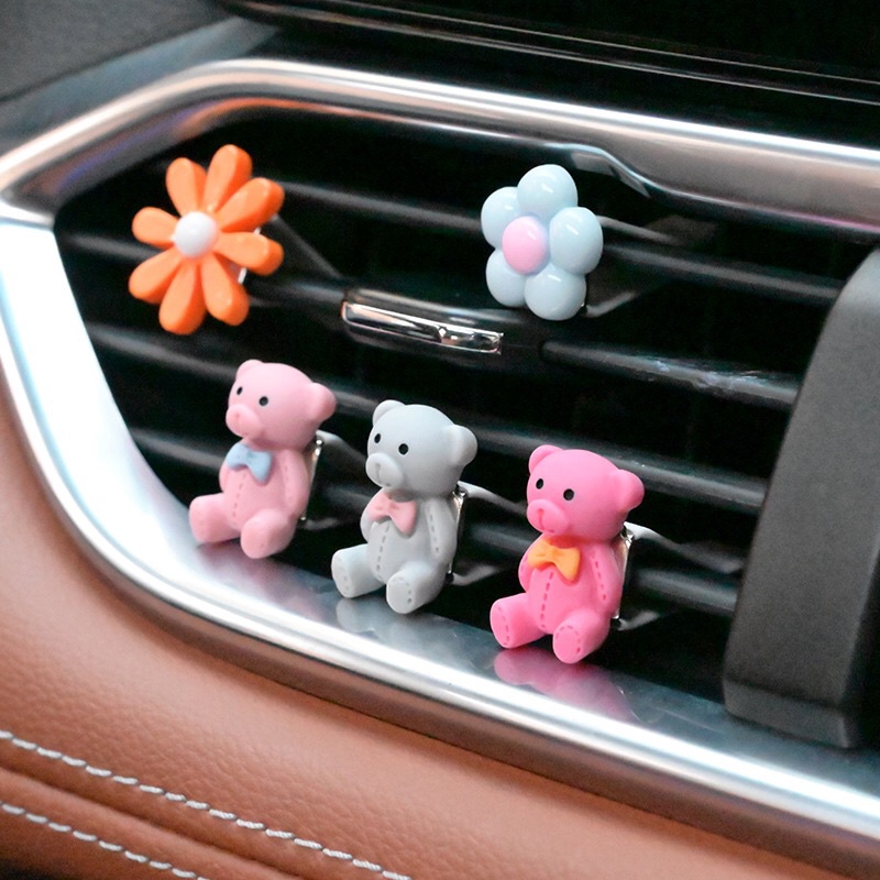 Dekorasi interior Ac Mobil Motif Kartun Bunga Aster