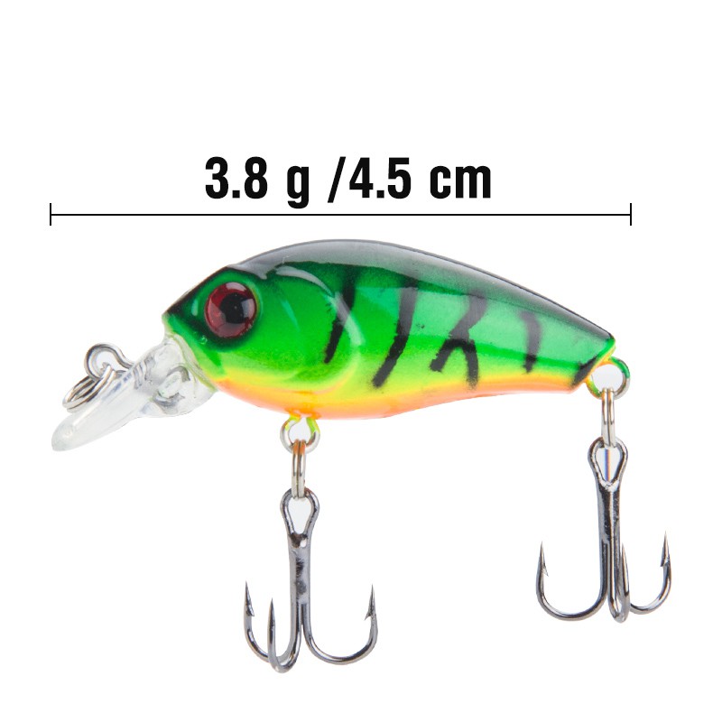 Clouser Minnow Umpan Ikan Kail Pancing Alat Pancing Umpan Mancing Alat Pancing Murah Top Water Lure Plastic Bait Umpan Pancing Buatan Umpan Mancing Umpan Pancing relix nusantara 1PCS 3.8g/4.5cm Mini Minnow Lure