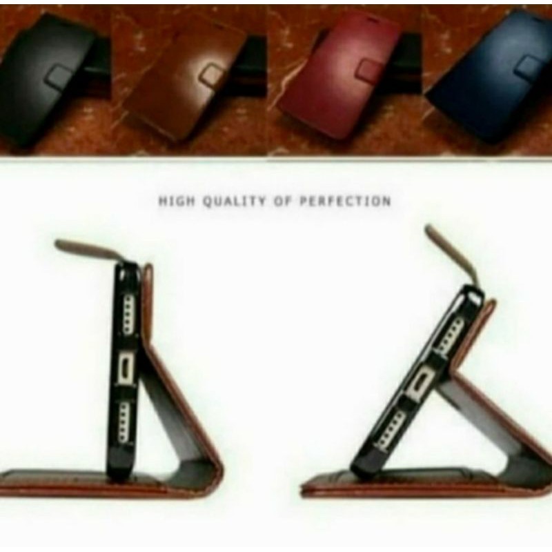 Vivo V15 V15 Pro flip case cover dompet kulit
