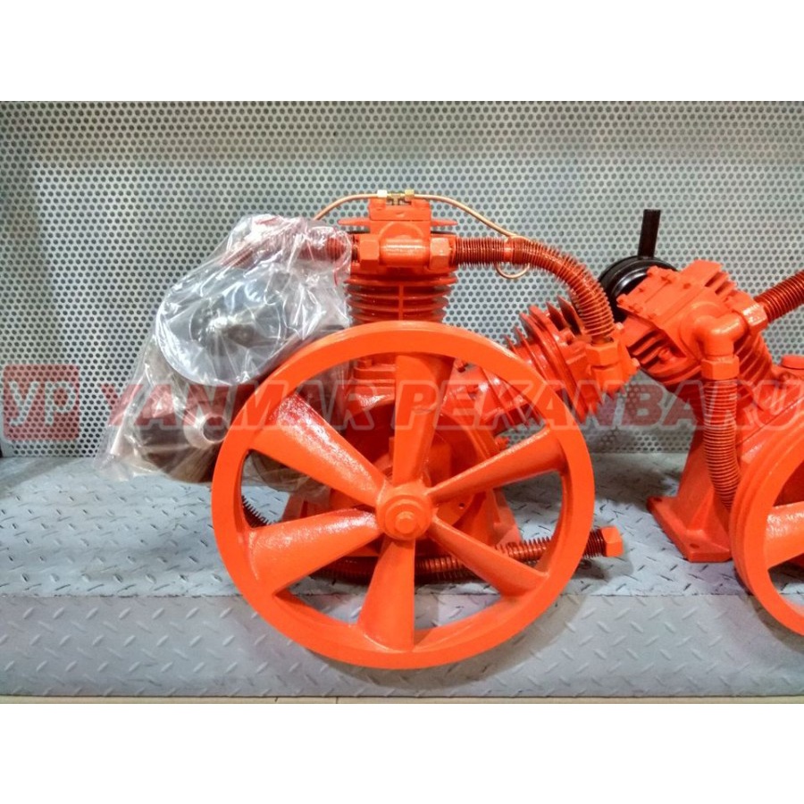 Kepala Kompresor Angin 5 PK / HP 3 Piston UNL Bare Compressor SHARK