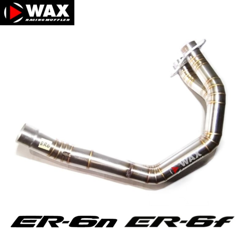 HEADER LEHER KNALPOT ER6 ER6N ER6F FULL STAINLESS