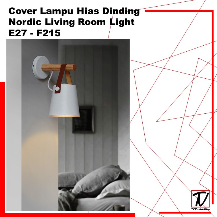 Cover Lampu Hias Dinding Nordic Living Room Light / Lampu Dinding Penghias Ruangan