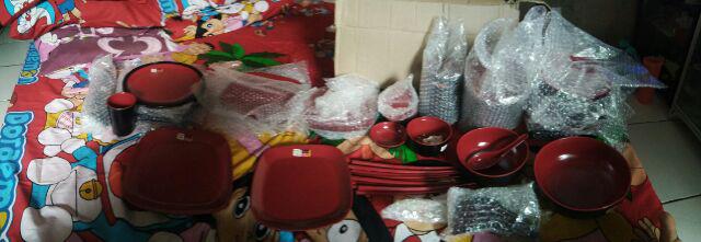 Set Komplit Melamin Golden Dragon