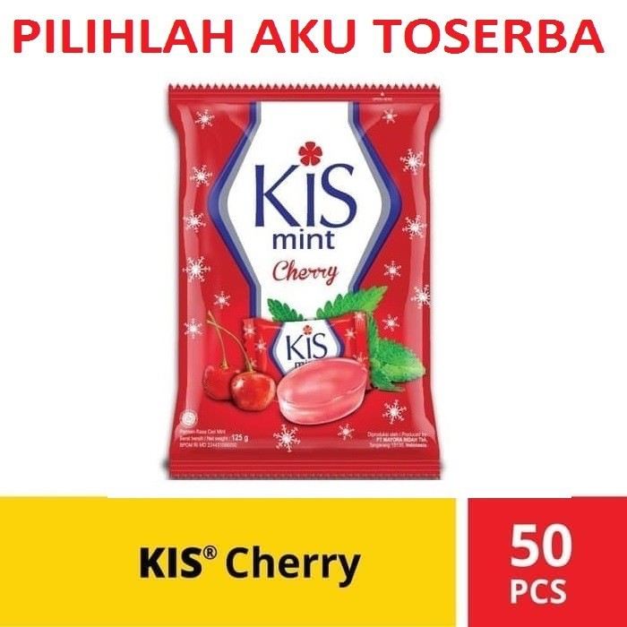 Permen Mint Kis Cherry 125 gr isi 50 pcs