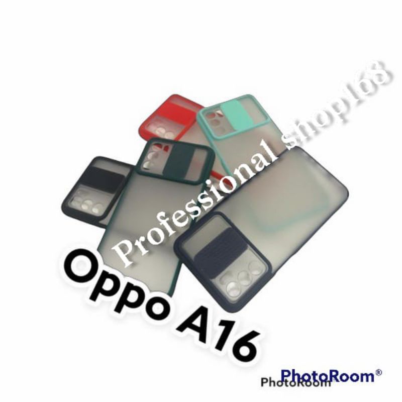 PS - Oppo A16 / A16 2021 Case Slide Camera Protector Sliding Cover Pelindung Kamera / Sliding Geser 