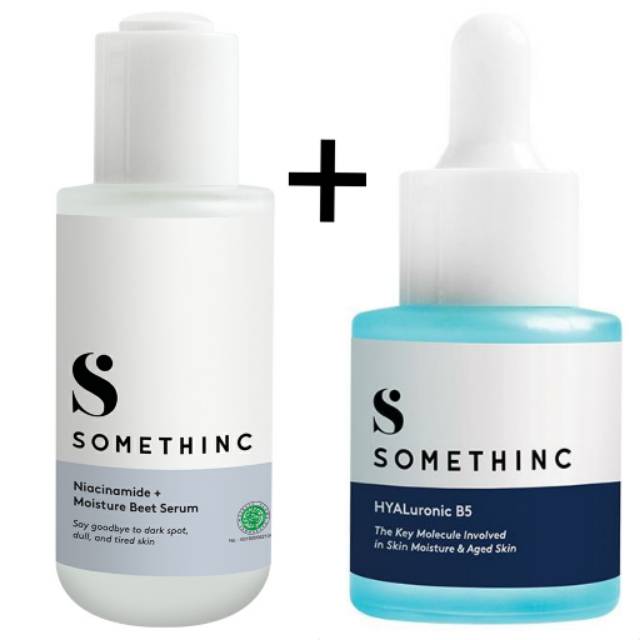 SOMETHINC GLOW SISTERS NIACINAMIDE MOISTURE BEET SERUM 40ML + HYALURONIC B5 20ML