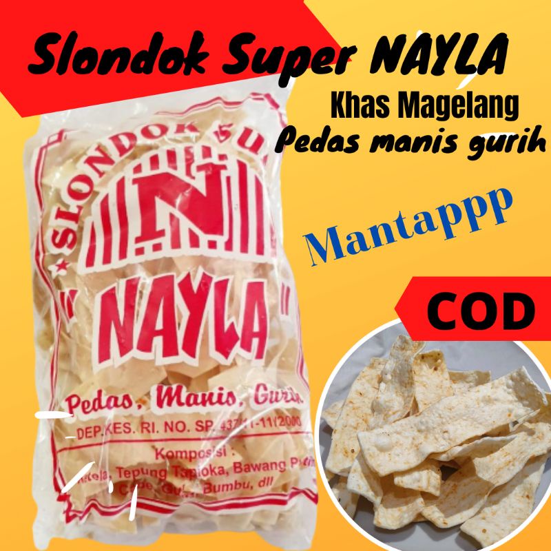 

Slondok Super Nayla Keripik Singkong khas Magelang kemasan mentah 250gr