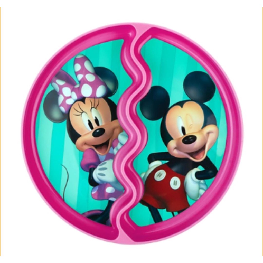 The First Years Disney Mickey &amp; Minnie Mouse Suction Plate - Kids Plates (Y11319/Y11320)