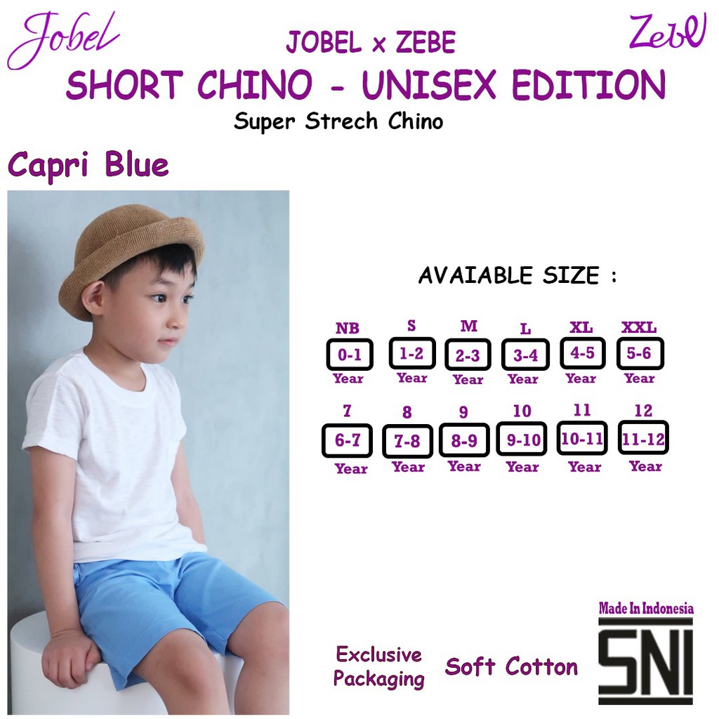 Jobel x Zebe - Shorts Chino Unisex edition