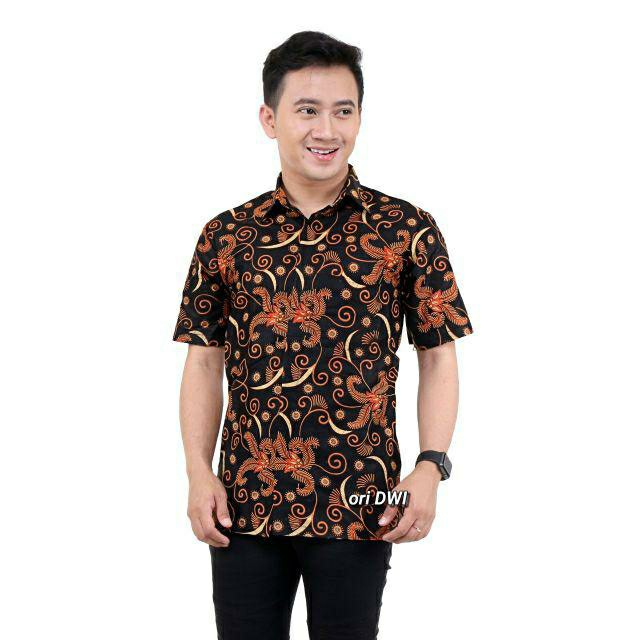 Recommended Hem Batik Pria Dewasa Motif Terbaru Seragam Couple Keluarga Termurah Laki Pria Pendek