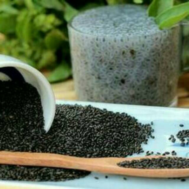 

Biji Selasih Super/Basil Seeds/Jamu Herbal Tradisional 500gram