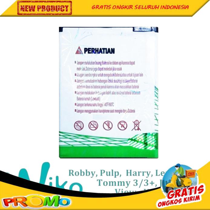 TERBARU BATERAI WIKO ROBBY WIKO PULP WIKO HARRY DOUBLE IC PROTECTION BOLEH RESELLER