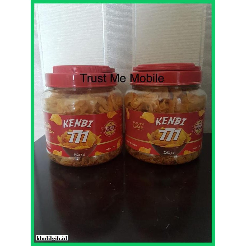

Makanan-Kering- Kenbi 777 Keripik Kentang Ebi -Aneka.