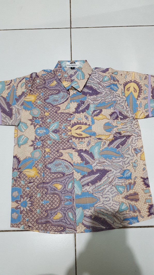 Kiddy And Kiddo & Kiddyandkiddo Marvel Soft Purple Batik Shirt