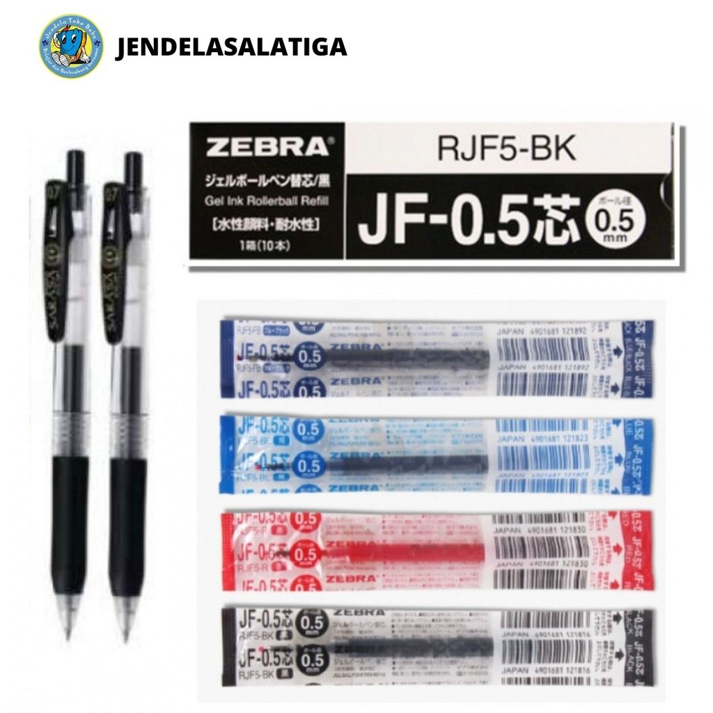 

REFILL GELPEN ZEBRA JF-0.5 SEMUA WARNA