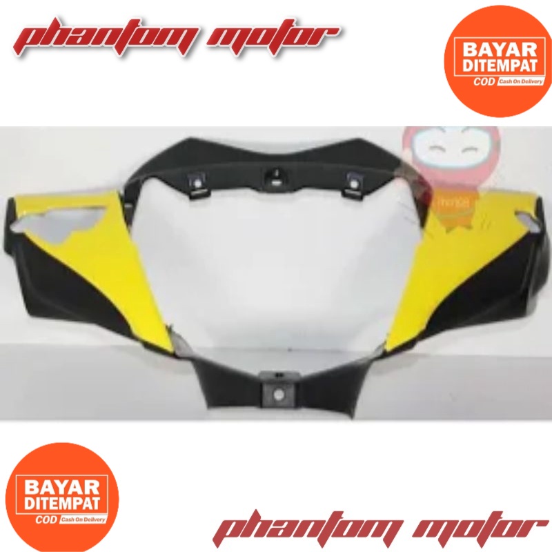 BATOK KEPALA DEPAN SUPRA X 125 BATMAN KUNING