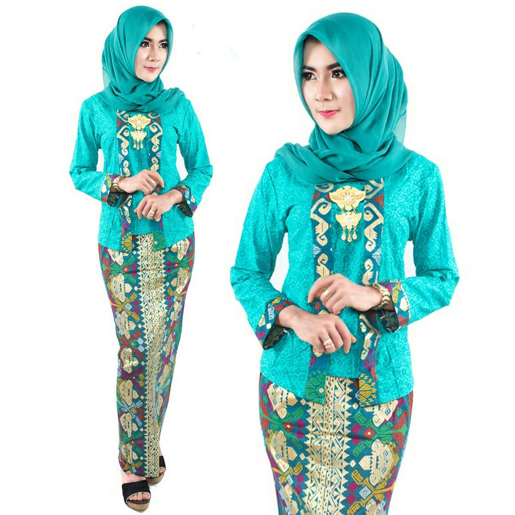 Batik Wanita Setelan Rok dan Blouse Pramugari