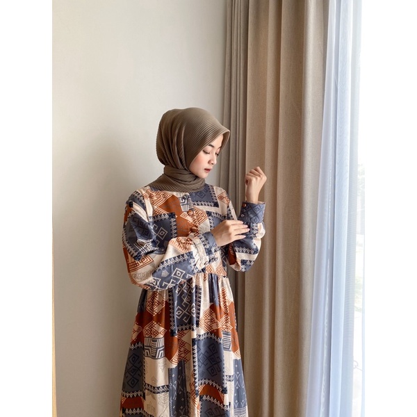 Sahara pattern dress