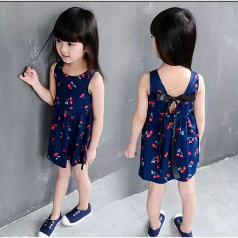 [ETC] Dress Baju Anak Perempuan Impor Princess Original Little Sister Simple Korean Style