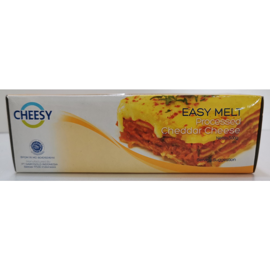 

Cheesy Easy Melt Cheddar Cheese 500gr