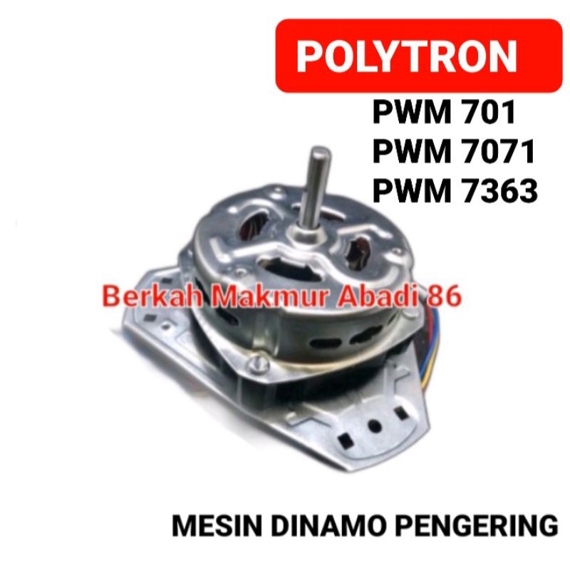 Dinamo Pengering Mesin Cuci Polytron PWM 701 PWM 7073 PWM 7363 Mesin Cuci 7 Kg
