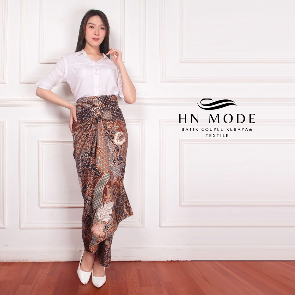 Rok lilit batik floral motif terbaru / Kain batik pasangan kebaya