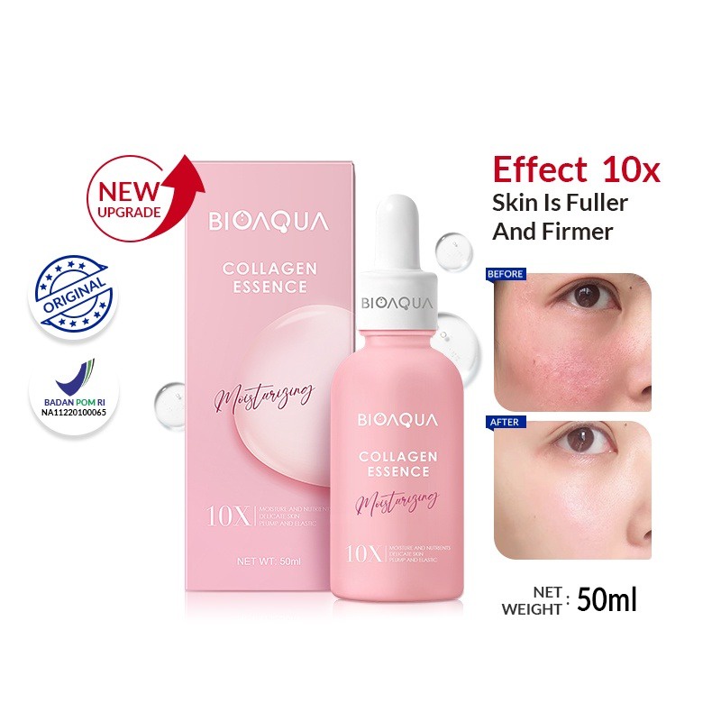 BIOAQUA SERUM 10X Effect Serum Essence Repair Centella /Vitamin C/Collagen/Squalane 30ml/50ml