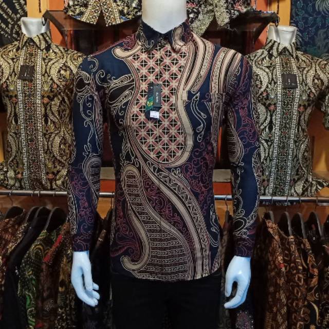 KEMEJA BATIK  EKSKLUSIF  BATIK  ATASAN PRIA  LENGAN PANJANG 