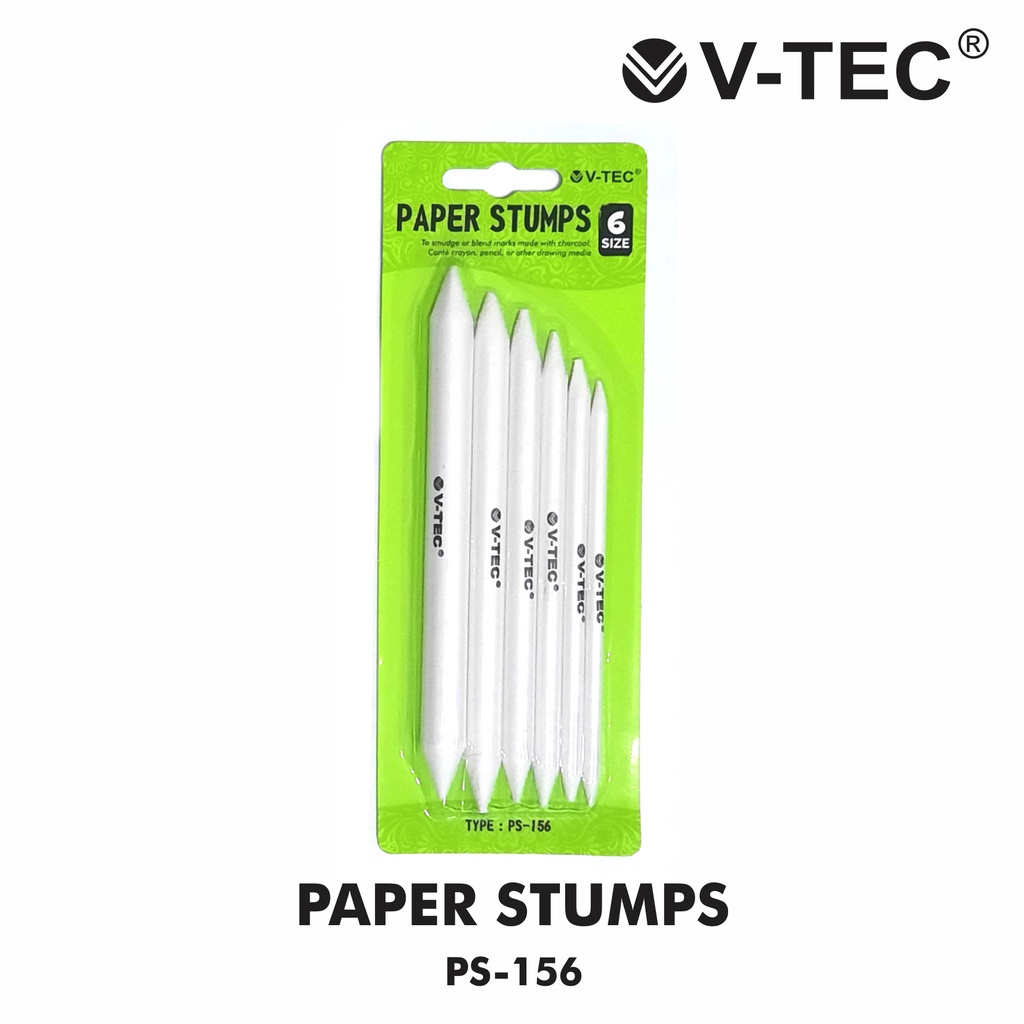 

Paper Stumps V-Tec # PS 156 Paper Stump Dusel Tortilon VTec Ukuran 1-6 Paper Pencil 1 Set – SHAGB