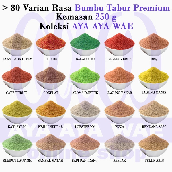 

250g Bumbu Bubuk Tabur Premium 250 g(Chapter 1) AAW1