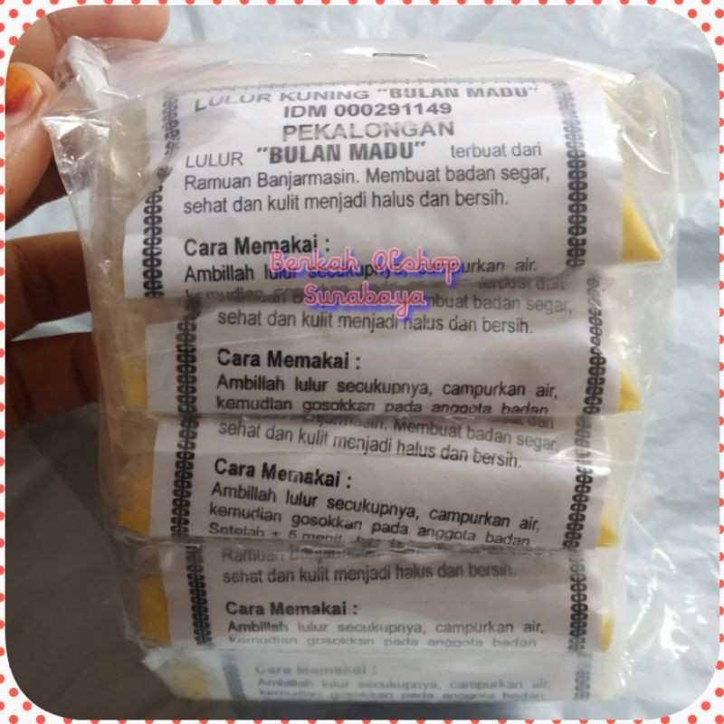 Lulur kuning pekalongan lulur bulan madu lulur pekalongan
